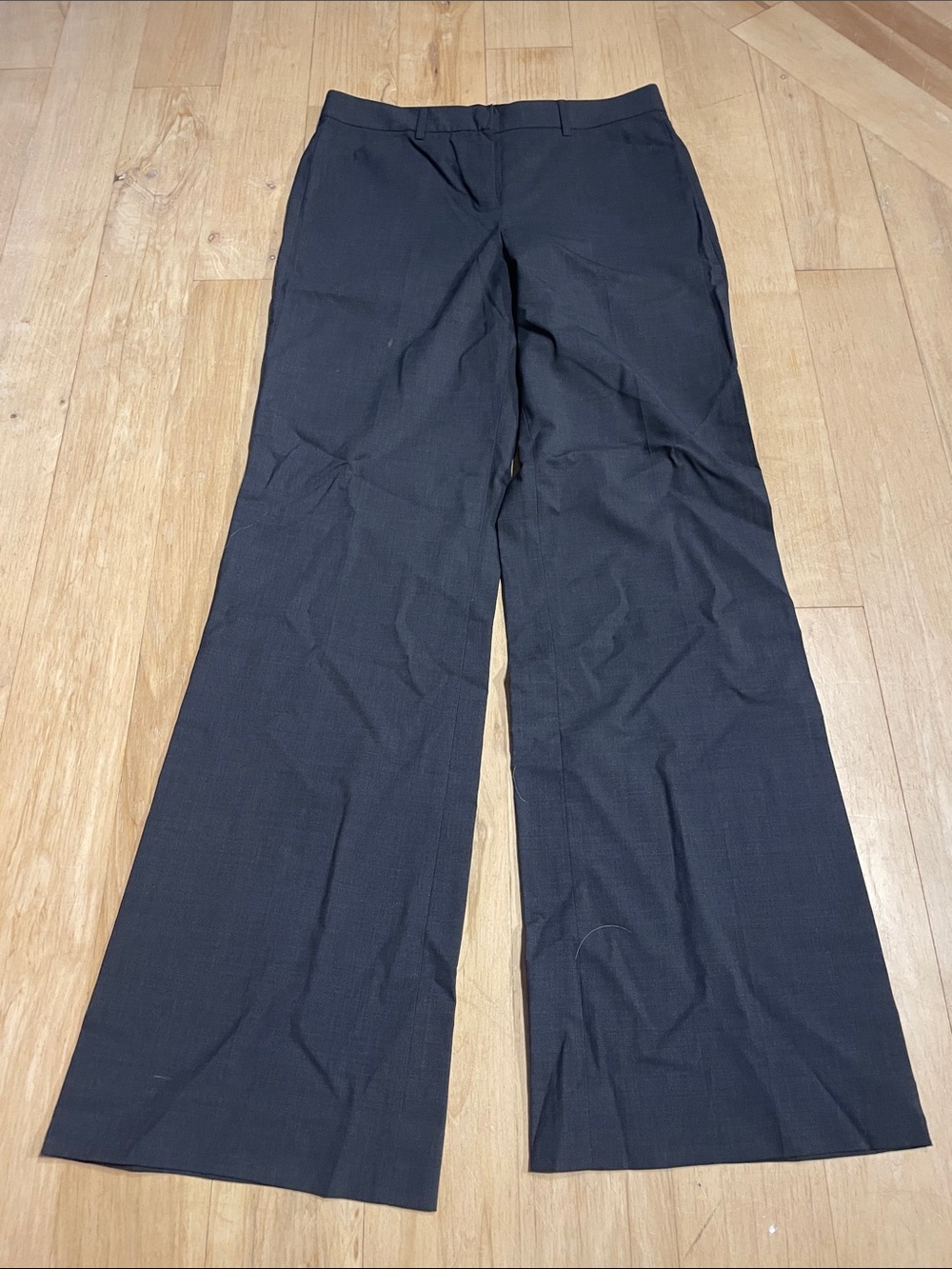 Dkny Black Wide-Leg Dress Pants